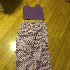Victoria Secret Large Purple PJ's